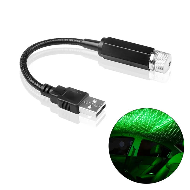 Projecteur LED Étoiles pour Voiture et Intérieur – Ambiance Galaxie Magique