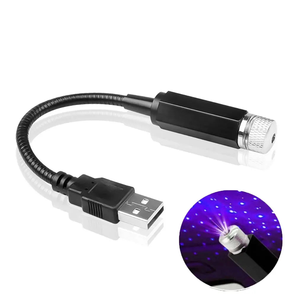 Projecteur LED Étoiles pour Voiture et Intérieur – Ambiance Galaxie Magique