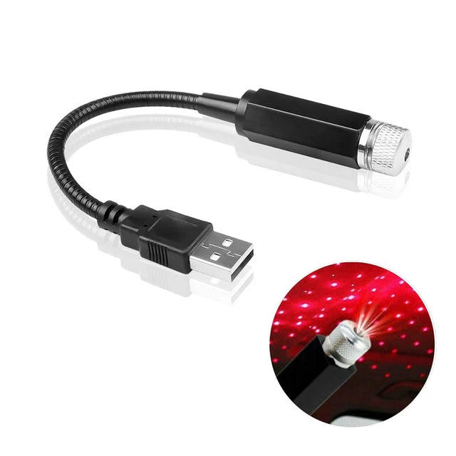 Projecteur LED Étoiles pour Voiture et Intérieur – Ambiance Galaxie Magique