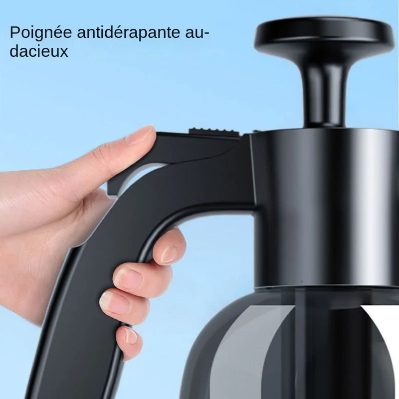 Pulvérisateur Mousse Voiture 2L – Nettoyage Haute Pression à Main avec 3 Buses | Vitres, Carrosserie & Jantes